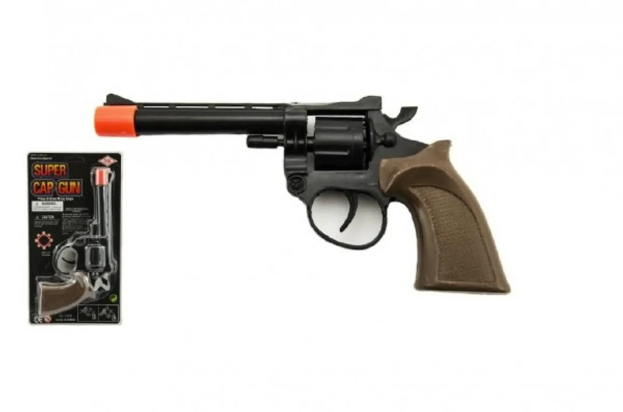 Kapselpistole aus Kunststoff – 8 Schuss, 20 cm